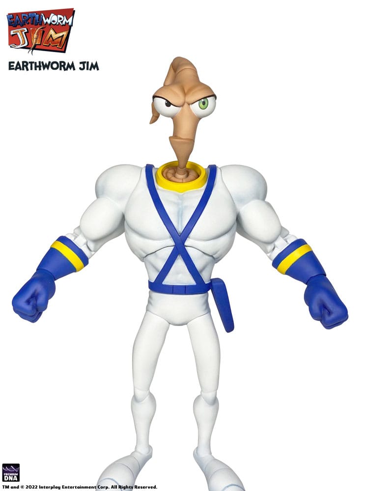 Earthworm Jim accessoires Wave 1: Worm Body & Jim Heads Accessory Pack