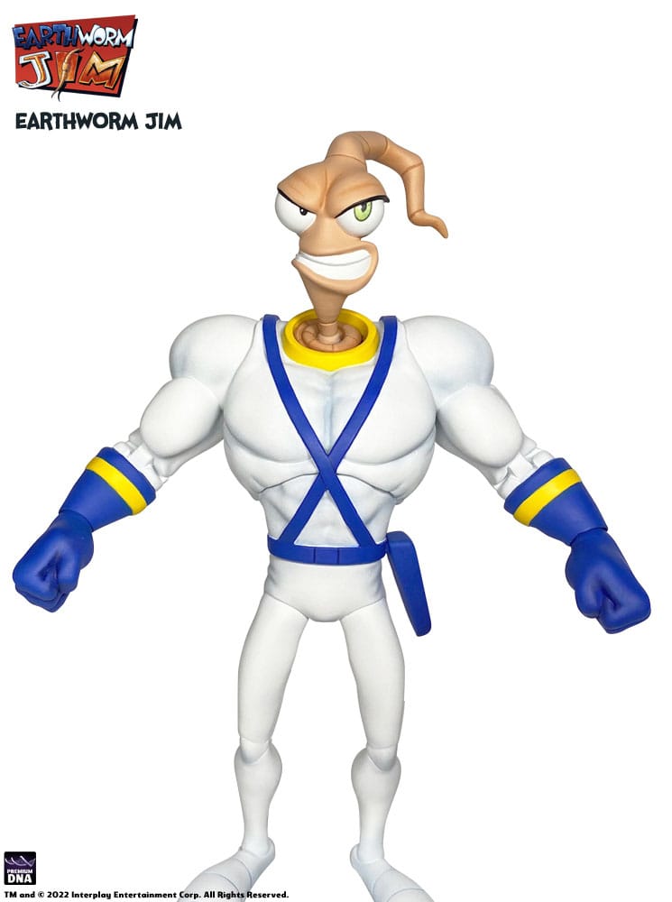 Earthworm Jim accessoires Wave 1: Worm Body & Jim Heads Accessory Pack