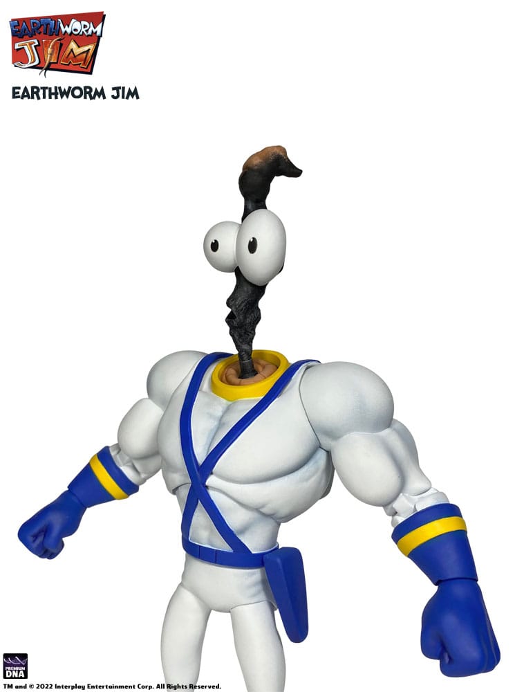 Earthworm Jim accessoires Wave 1: Worm Body & Jim Heads Accessory Pack