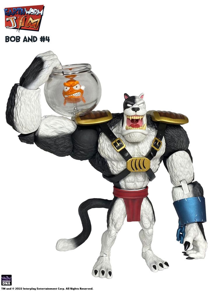 Earthworm Jim figurine Wave 1: Bob the Killer Goldfish & #4 15 cm