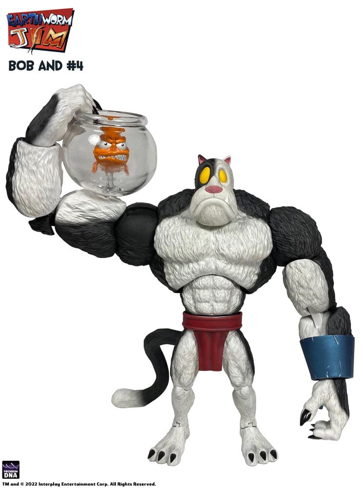 Earthworm Jim figurine Wave 1: Bob the Killer Goldfish & #4 15 cm