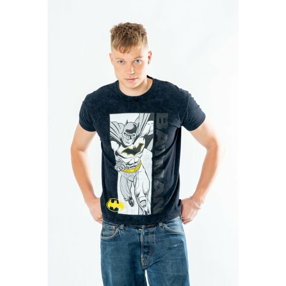 Batman T-Shirt Comic Acid Wash (XL)