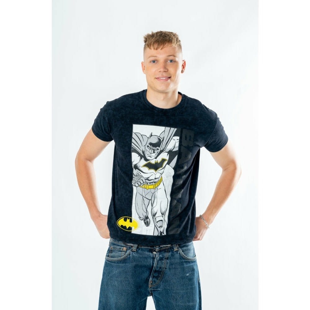Batman T-Shirt Comic Acid Wash (XXL)