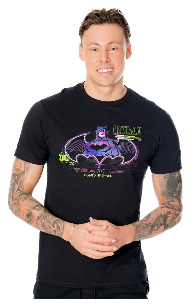Batman T-Shirt Anime Matrix Grid (S)