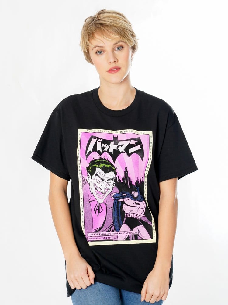Batman T-Shirt Joker Anime Poster (L)