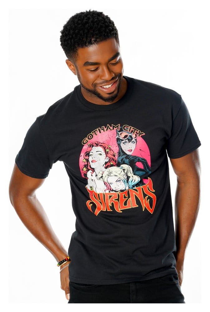 Gotham City Sirens T-Shirt Vintage Poster (S)
