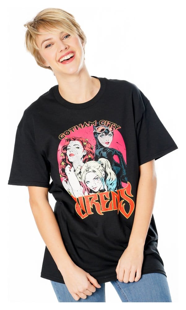 Gotham City Sirens T-Shirt Vintage Poster (XL)