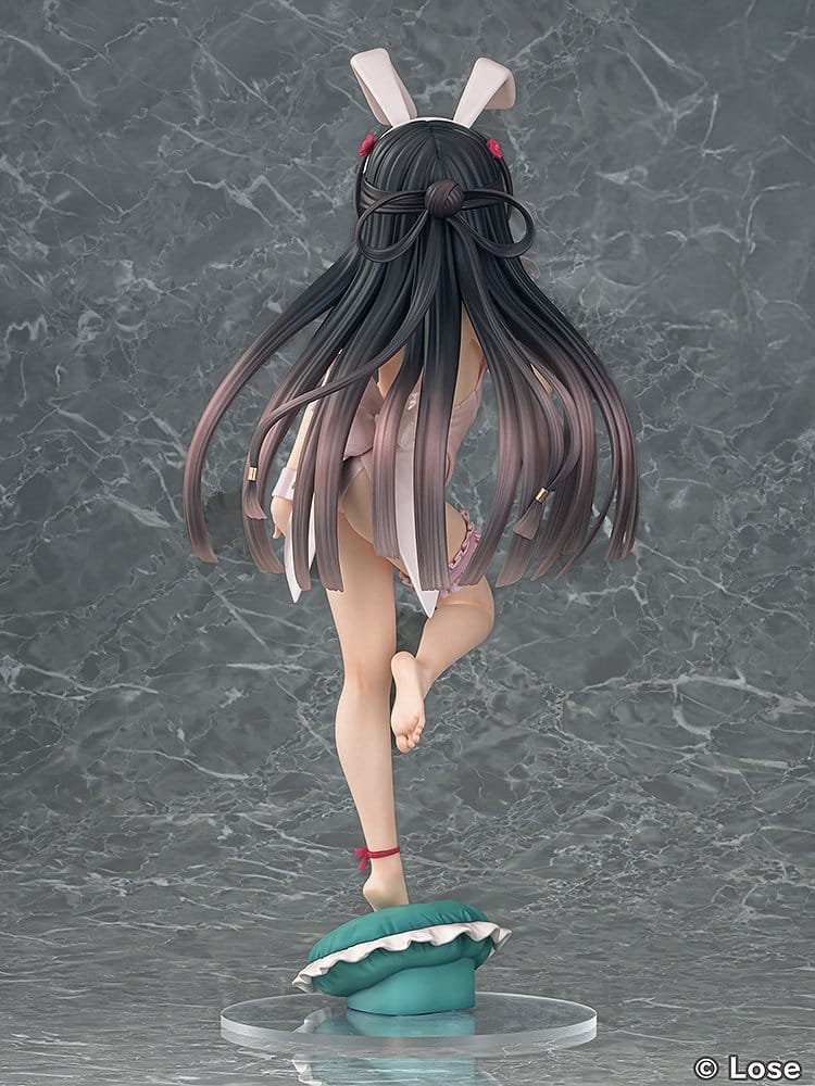 Maitetsu Last Run!! statue 1/3 Hachiroku: White Bunny Ver. 40 cm