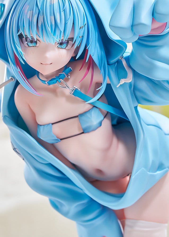Virtual illustrator Kanzarin figurine PVC 1/6 kanzarin-chan: Cat-Eared Hoodie Ver. 26 cm