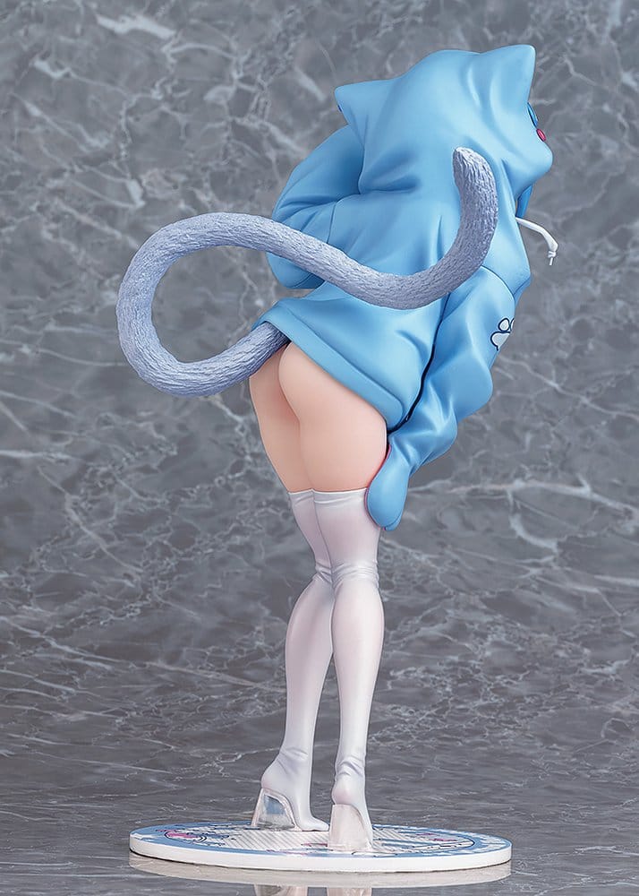 Virtual illustrator Kanzarin figurine PVC 1/6 kanzarin-chan: Cat-Eared Hoodie Ver. 26 cm