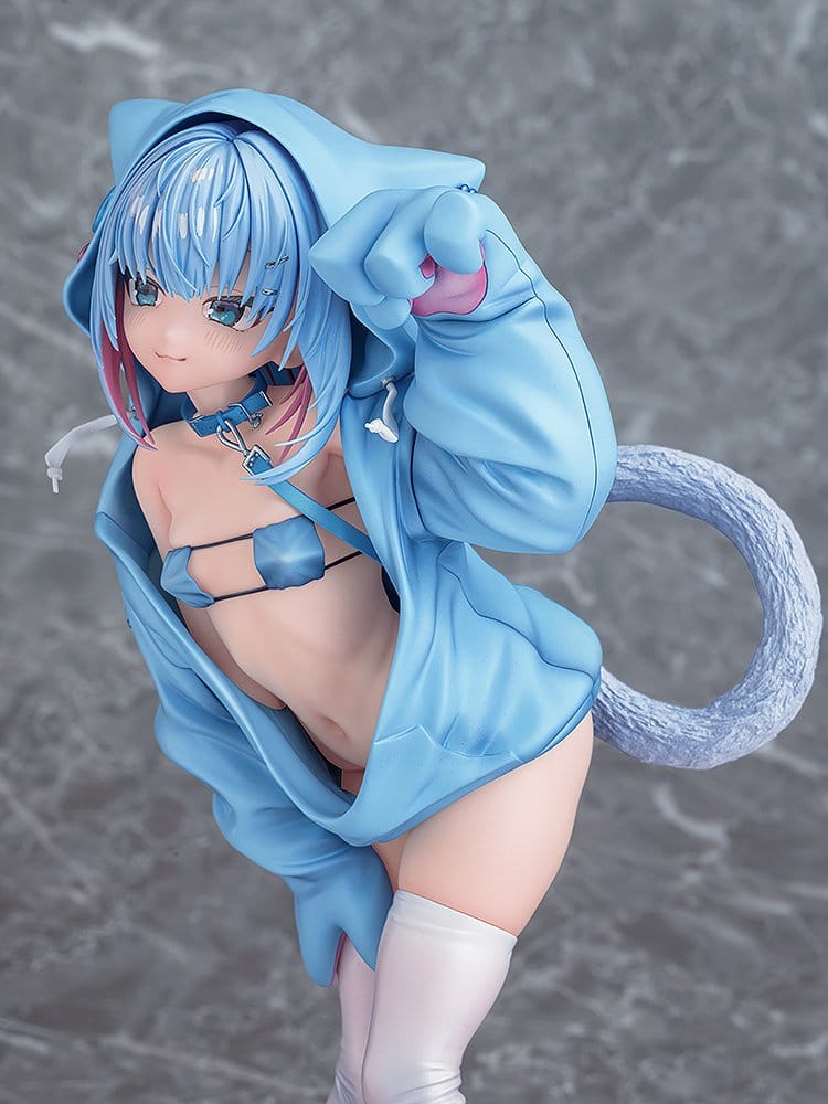Virtual illustrator Kanzarin figurine PVC 1/6 kanzarin-chan: Cat-Eared Hoodie Ver. 26 cm