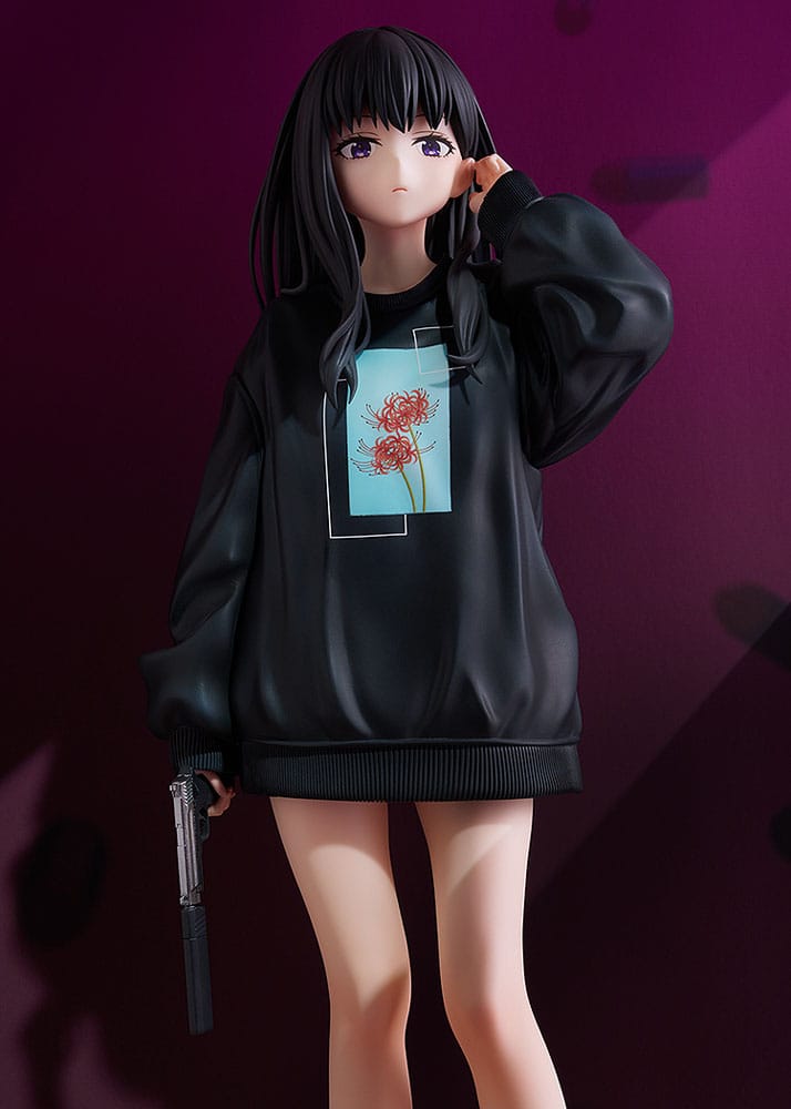 Lycoris Recoil statuette PVC 1/7 Takina Inoue: Oversized Sweatshirt Ver. 25 cm