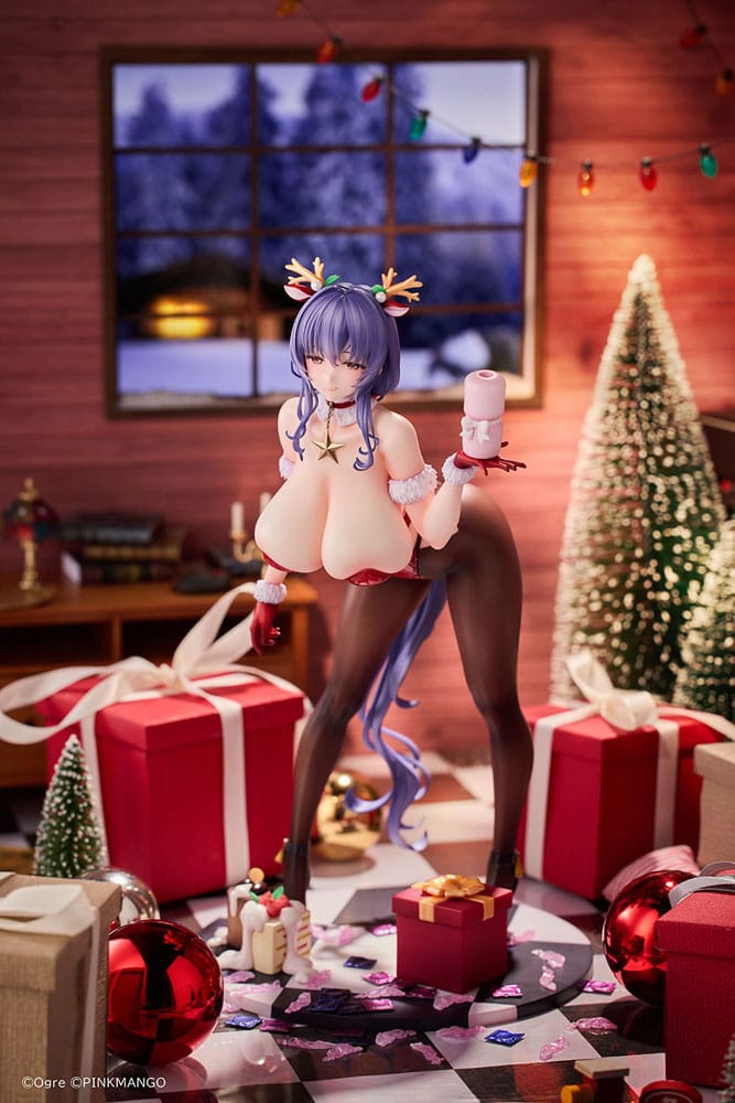 Original Character statuette PVC 1/6 Succubus Homestay Shiori Sakuma Christmas Costume Special Ver. 27 cm