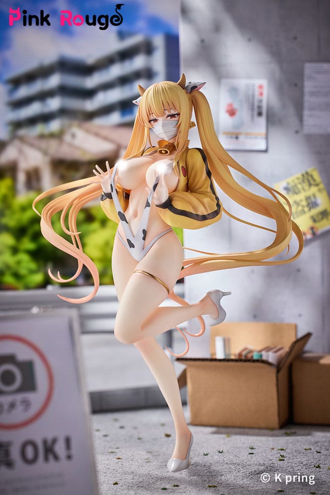 Original Character by Kedama Tamano statuette PVC 1/7 K Pring Sayuri Dairy Cow Special Ver. 24 cm