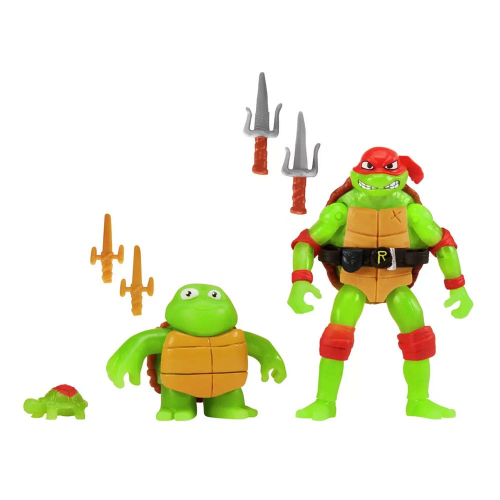 Ninja Turtles : Teenage Years pack 3 figurines Raphael Evolution 10 cm