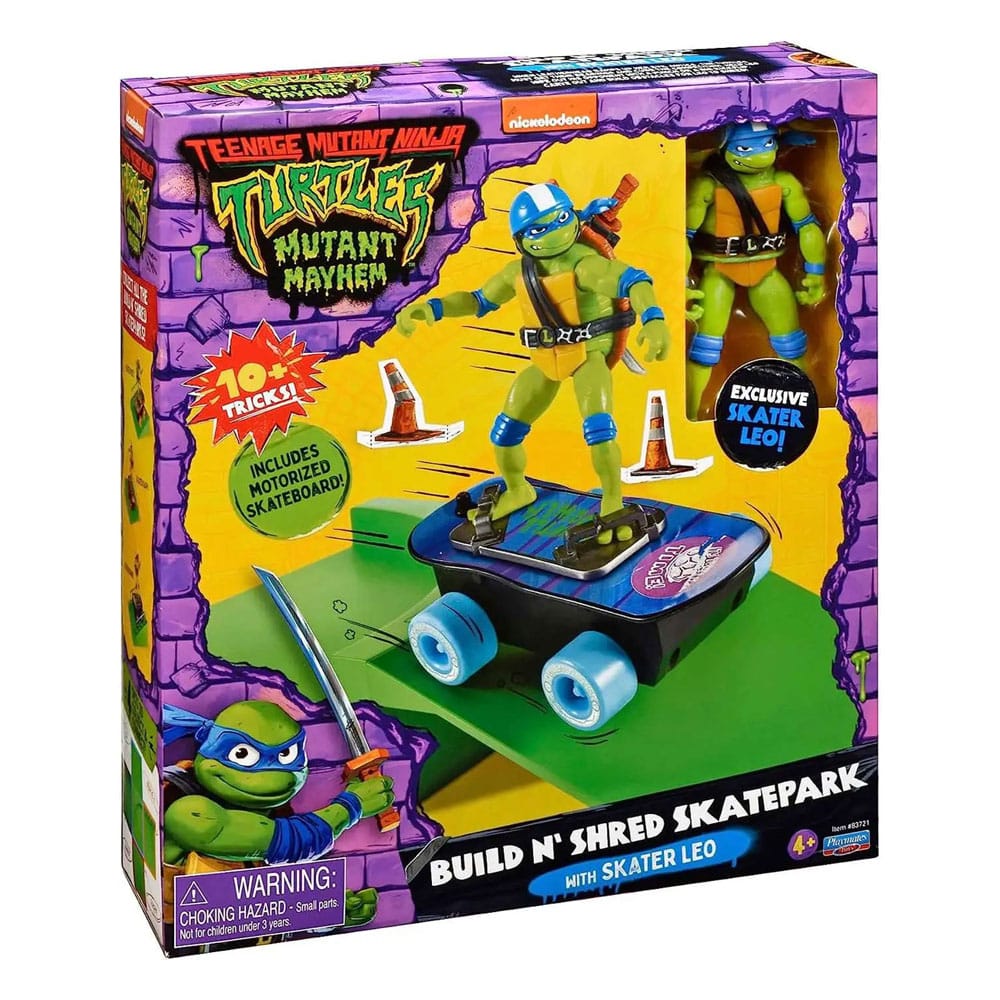 Teenage Mutant Ninja Turtles: Mutant Mayhem Build N' Shred Skatepark Assortiment (8)