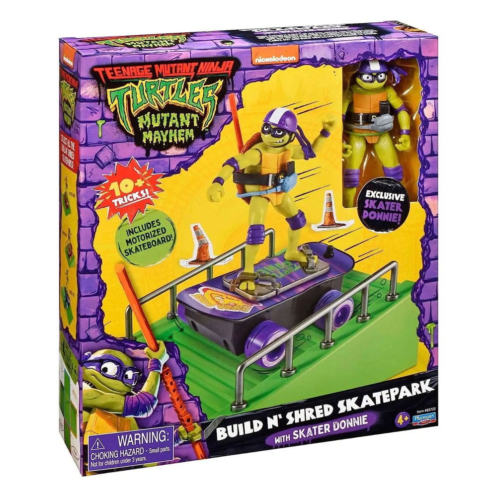 Teenage Mutant Ninja Turtles: Mutant Mayhem Build N' Shred Skatepark Assortiment (8)