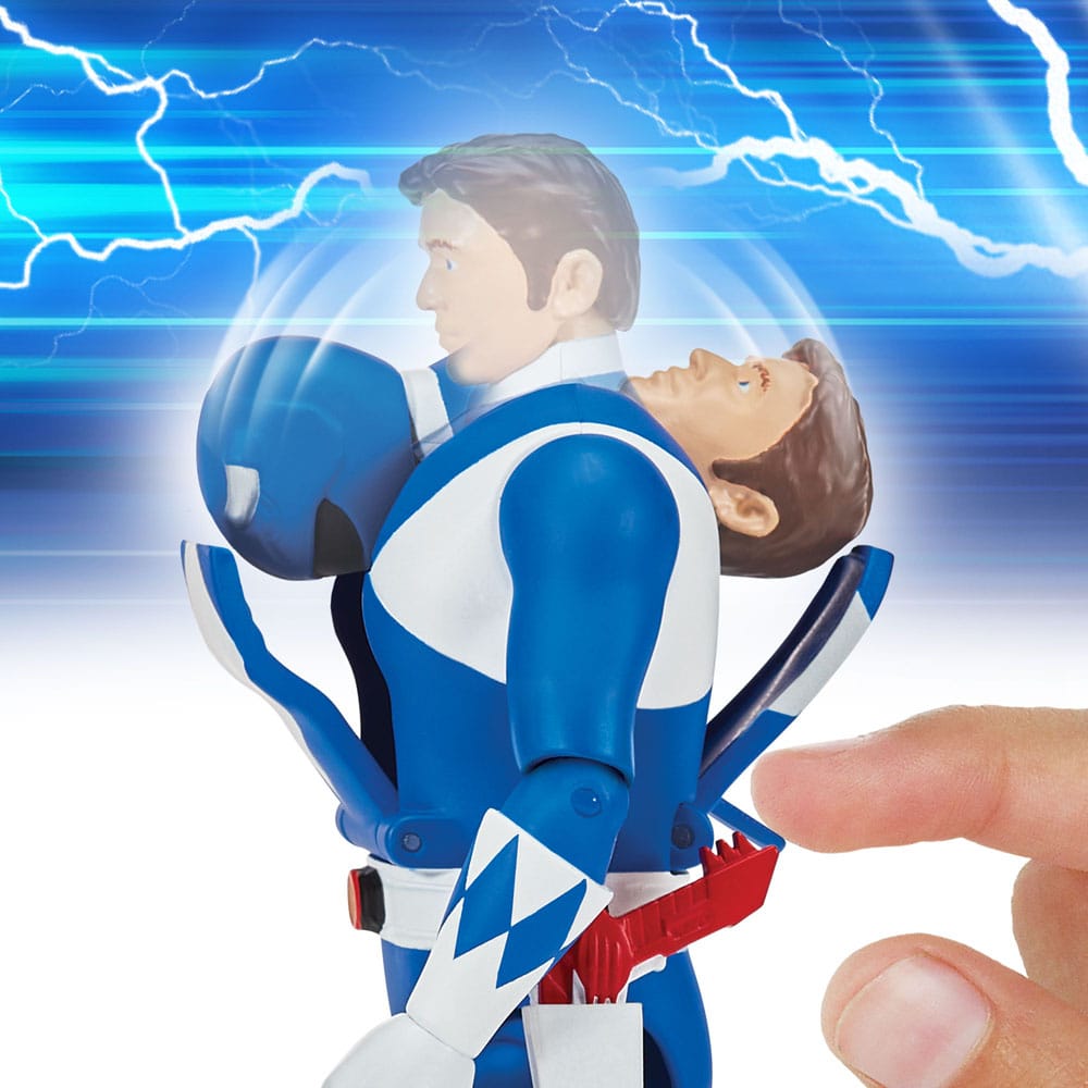 Power Rangers Figurine Auto-Morphin Blue Ranger 12 cm