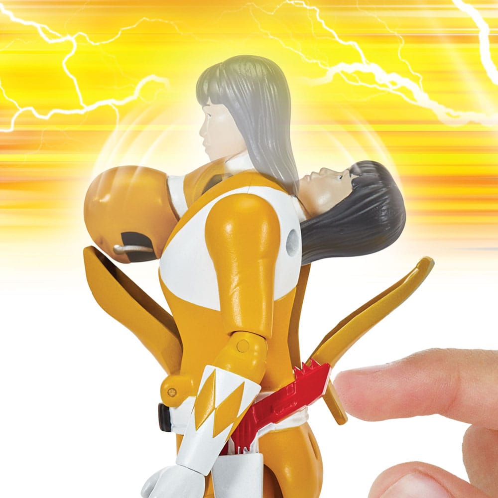 Power Rangers Figurine Auto-Morphin Yellow Ranger 12 cm