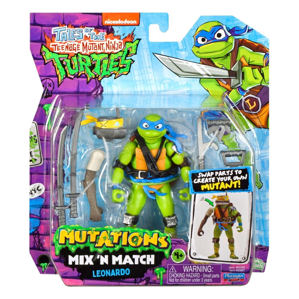 Tales of the Teenage Mutant Ninja Turtles : Légendes des Tortues Ninja Figurine Mix 'n Match Leonardo 12 cm