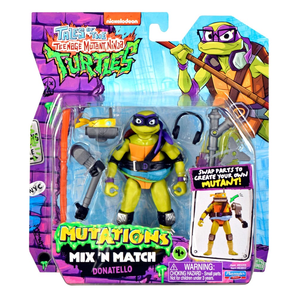 Tales of the Teenage Mutant Ninja Turtles : Légendes des Tortues Ninja Figurine Mix 'n Match Donatello 12 cm