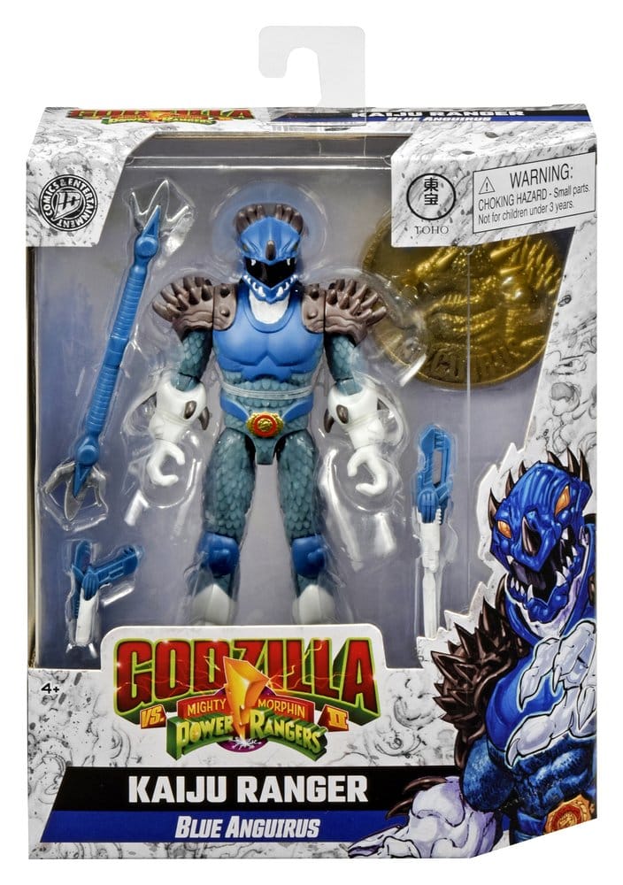 Power Rangers x Godzilla figurine Blue Anguirus