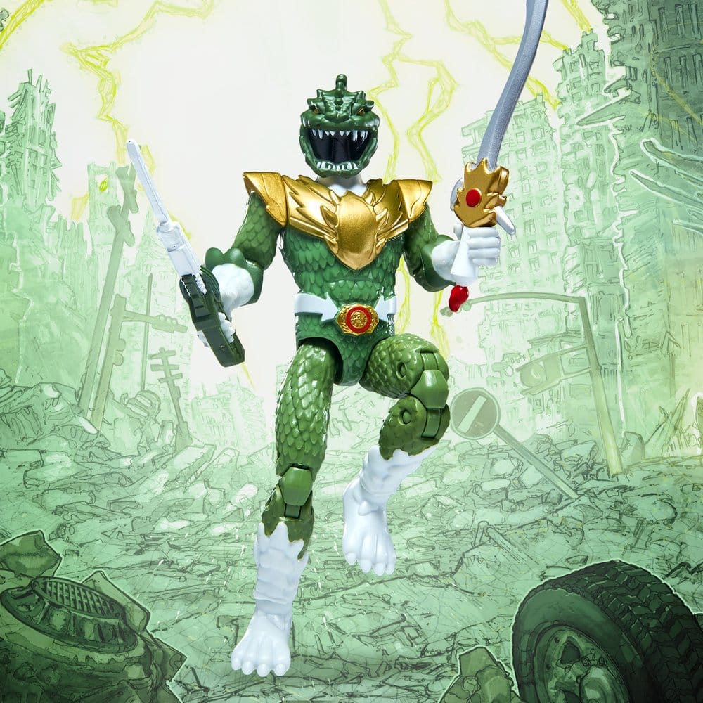 Power Rangers x Godzilla figurine Green Godzilla
