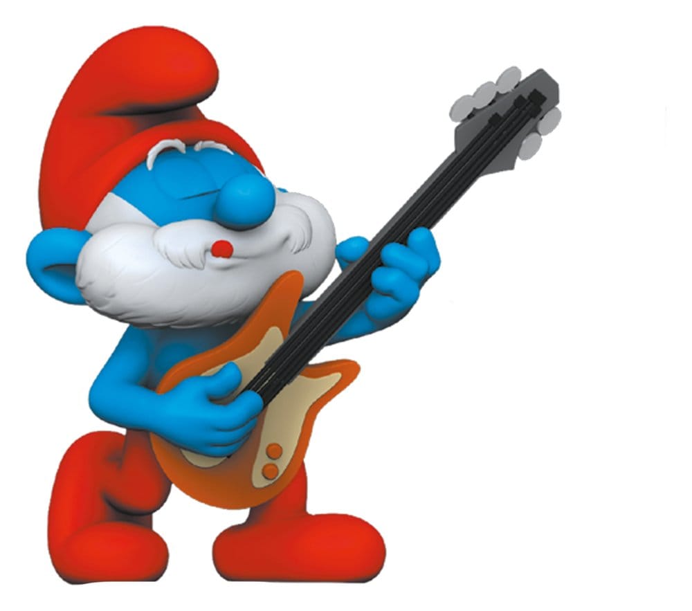 Les Schtroumpfs figurine PVC Grand Schtroumpf avec Guitare 5,5 cm