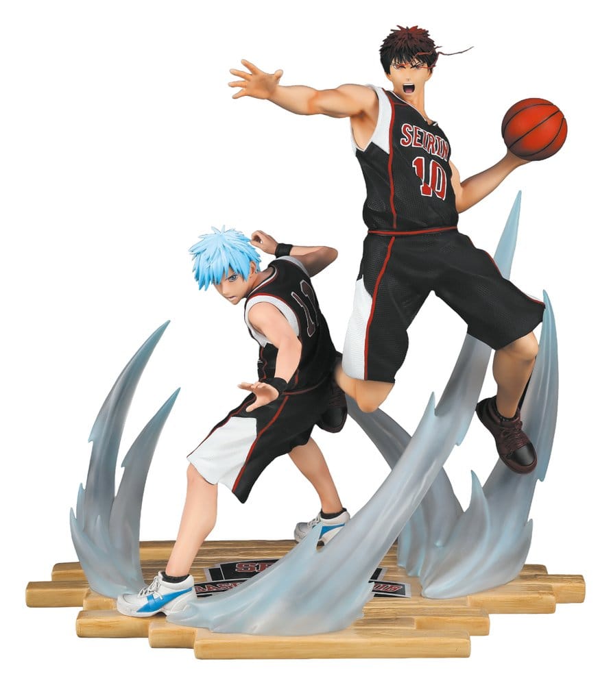 Kuroko's Basket Resin statuette 1/6 Tetsuya Kuroko & Taiga Kagami Black Jersey Edition 41 cm