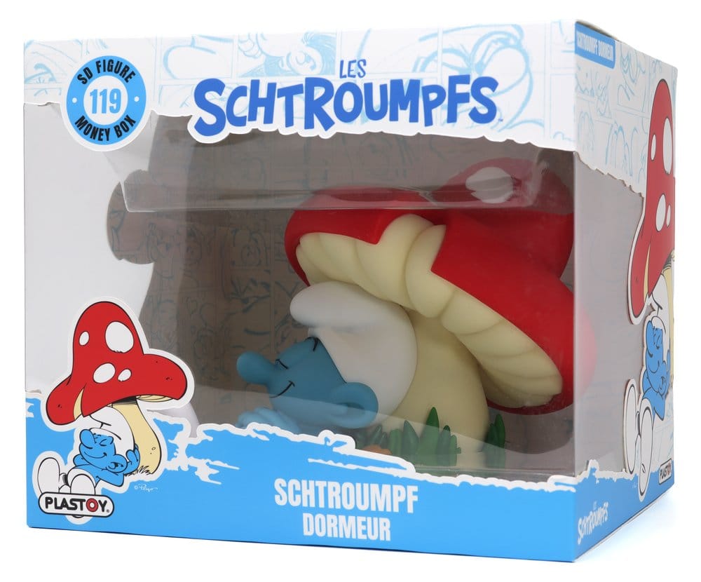 Les Schtroumpfs: Tirelire Schtroumpf Dormeur 16 cm