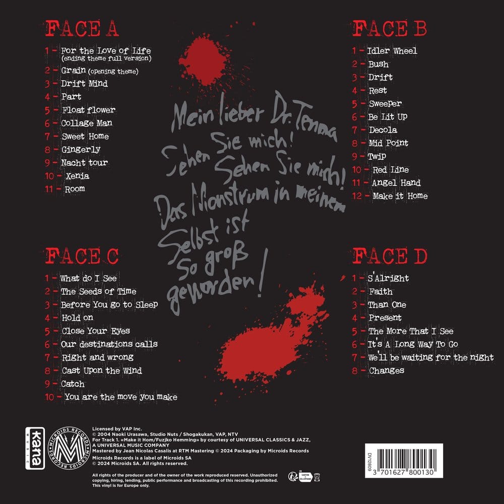 Monster Original Soundtrack vinyle 2 x LP