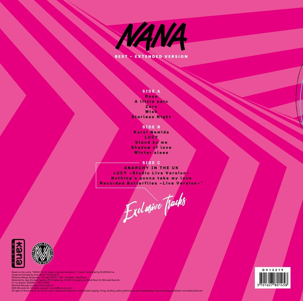 Nana Best Collection vinyle 2 x LP Extended Version
