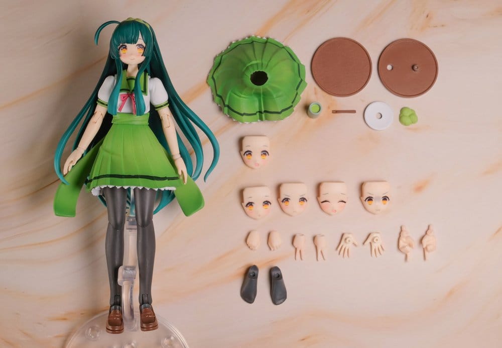 Tohoku Zunko/Zundamon Project Plastic Model Kit Plafia Tohoku Zunko 13 cm