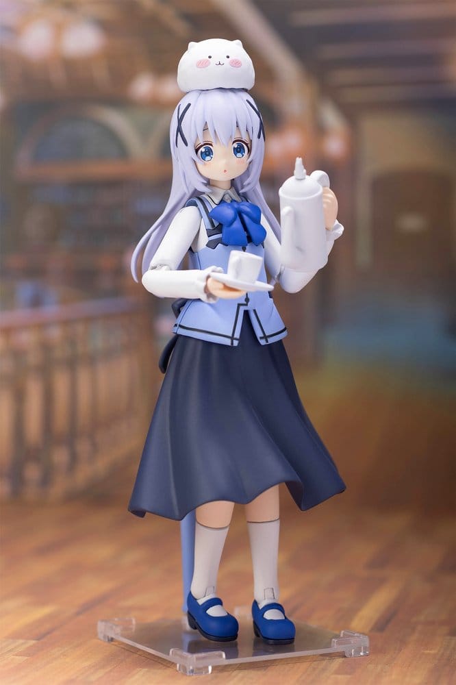 Is the Order a Rabbit? Bloom Plastic Model Kit Plafia Chino (Mini Figure set) 14 cm