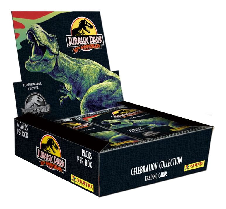 Jurassic Park cartes à collectionner 30th Anniversary Celebration Collection présentoir Flow Packs (24)
