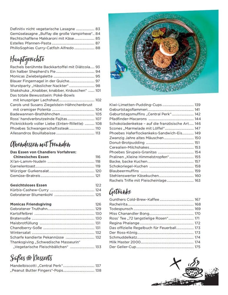 Friends - The TV Series: The Official Cookbook *ALLEMAND*