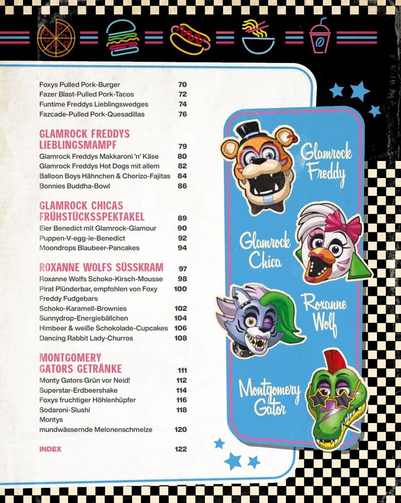 Five Nights at Freddy's: The Official Cookbook - Over 40 Exciting Recipes! *ALLEMAND*