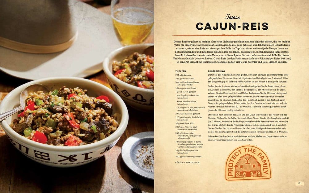 Yellowstone: The Official Dutton Ranch Family Cookbook *ALLEMAND*