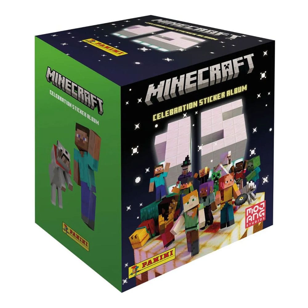 Minecraft Sticker Collection présentoir boosters 15th Anniversary Celebration (36)