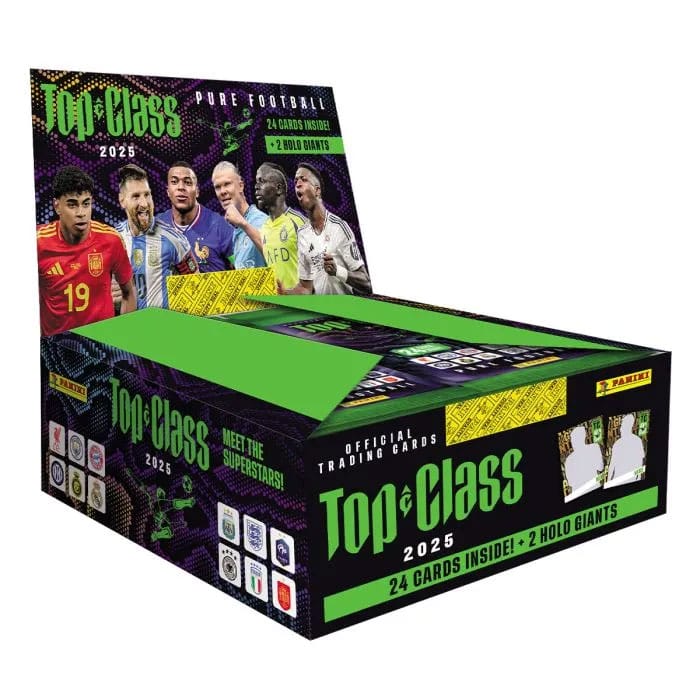 FIFA Top Class 2025 cartes à collectionner présentoir Fat Packs (10)