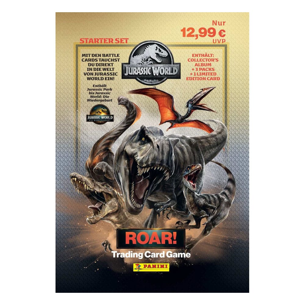 Jurassic World Roar cartes à collectionner Starter Pack *ALLEMAND*