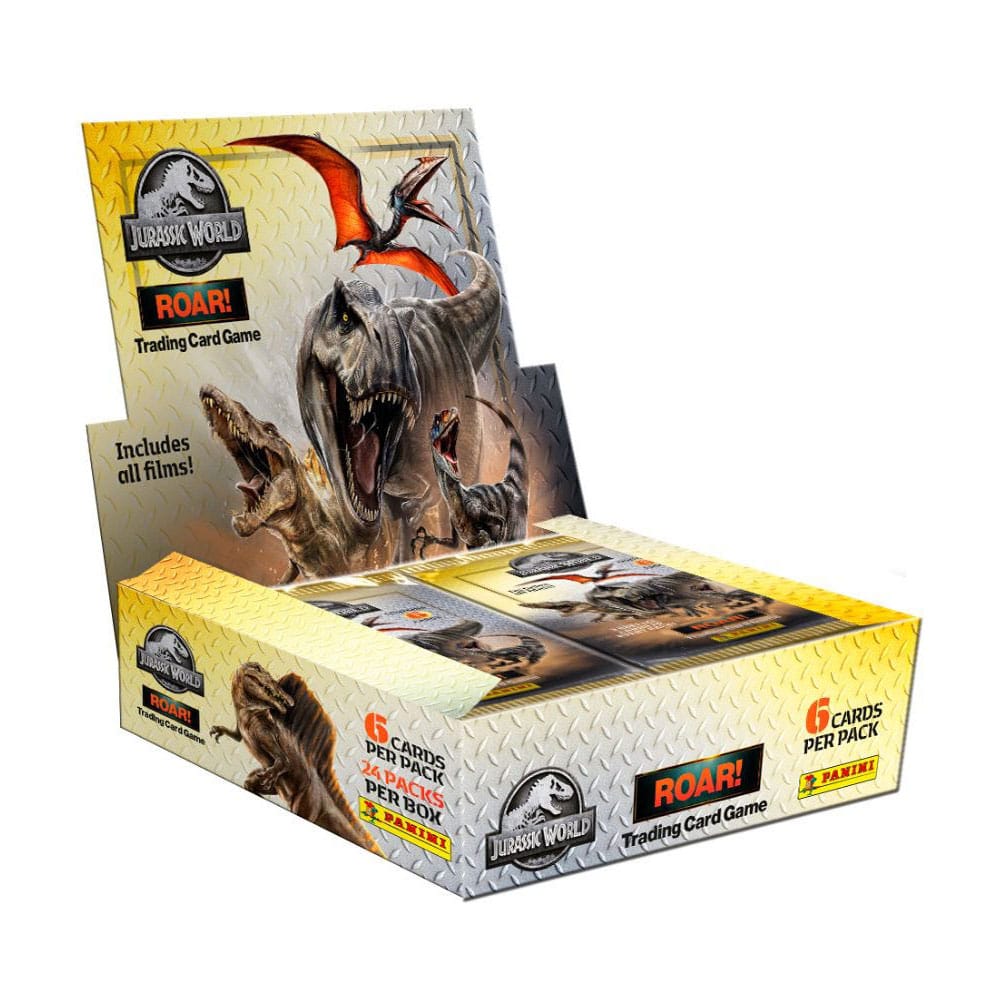 Jurassic World Roar cartes à collectionner présentoir Flow Packs (24)
