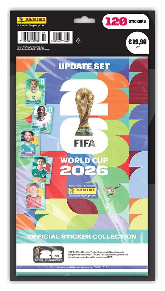 FIFA World Cup 2026 Collection de Stickers Update Set