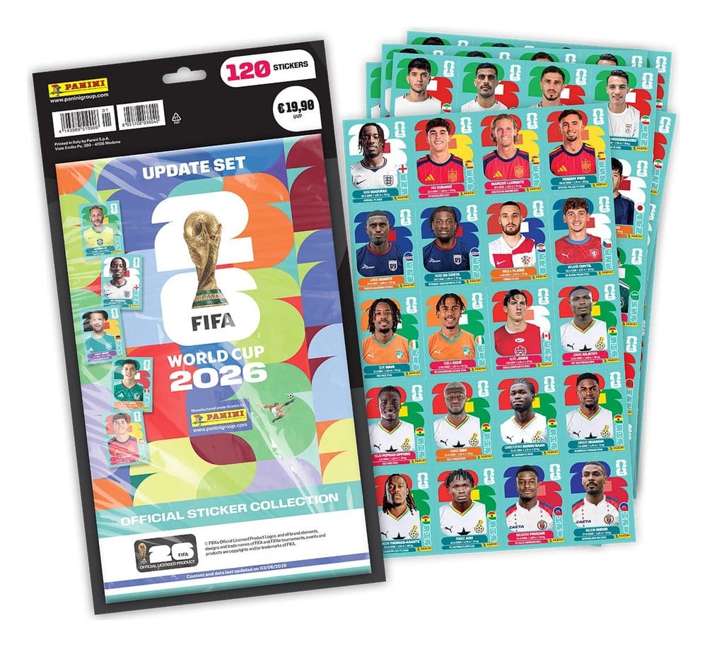 FIFA World Cup 2026 Collection de Stickers Update Set