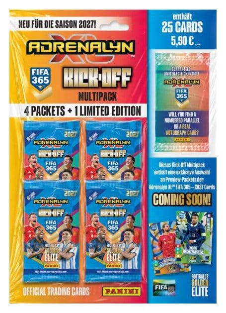FIFA 365 Adrenalyn XL 2027 Trading Cards Kick-Off Multipack *ALLEMAND*