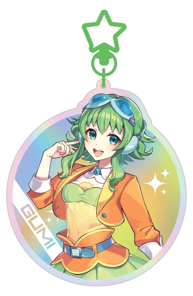 Vocaloid Megpoid porte-clés Gumi SV1 Holographic