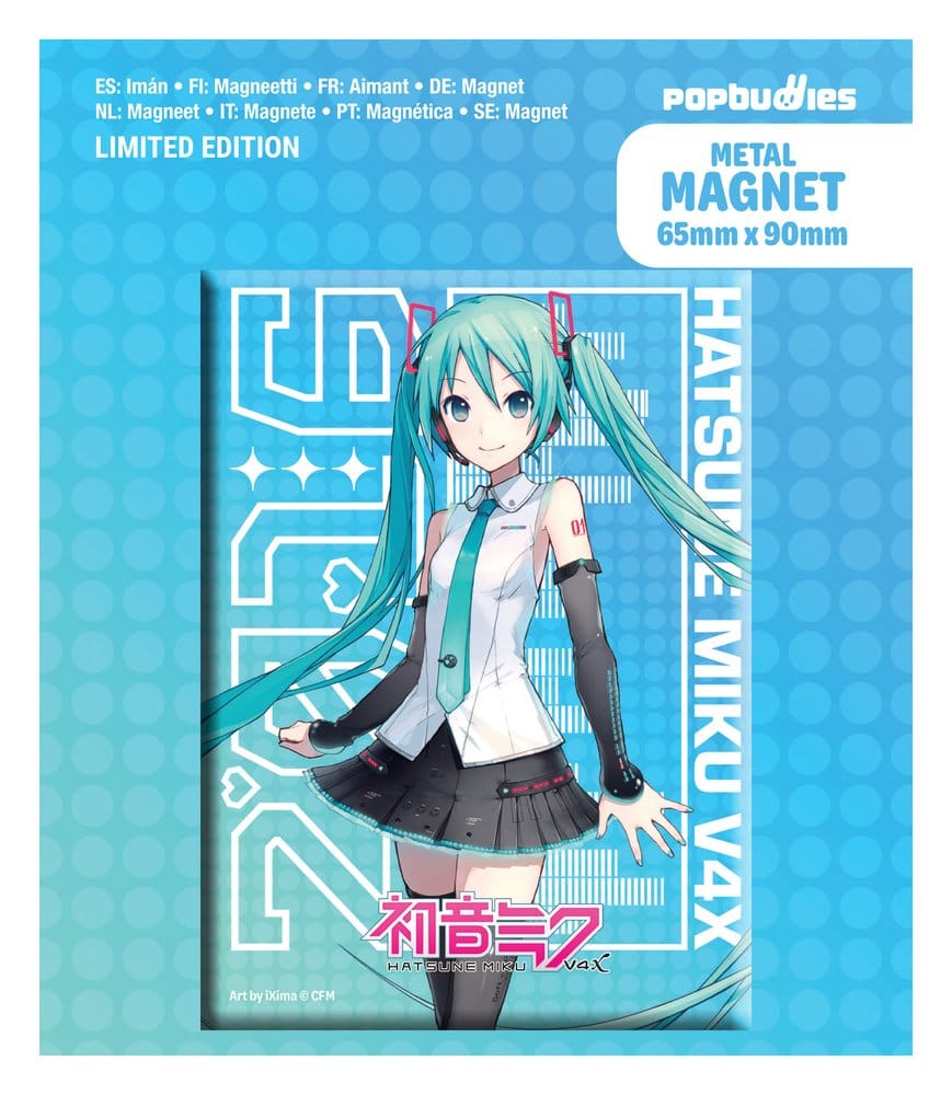 Hatsune Miku aimant V4x Metal