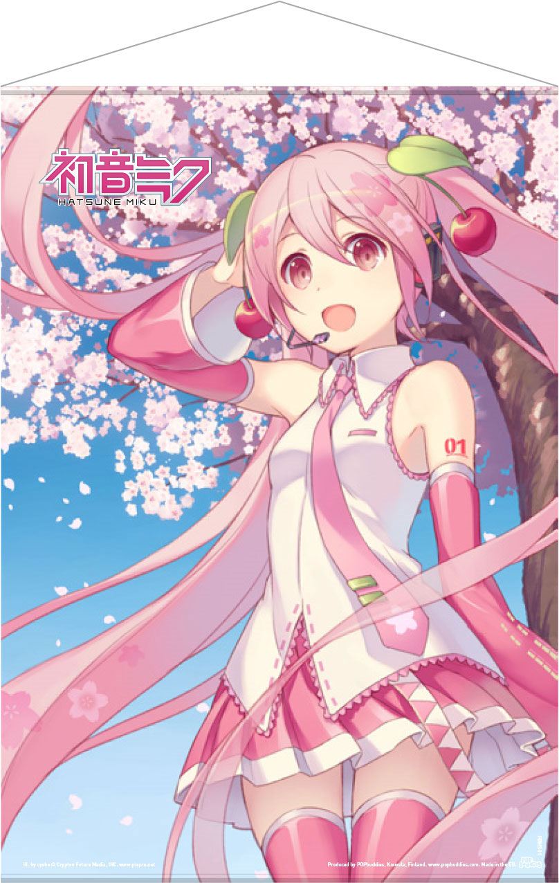 Hatsune Miku wallscroll Cherry Blossom 50 x 70 cm