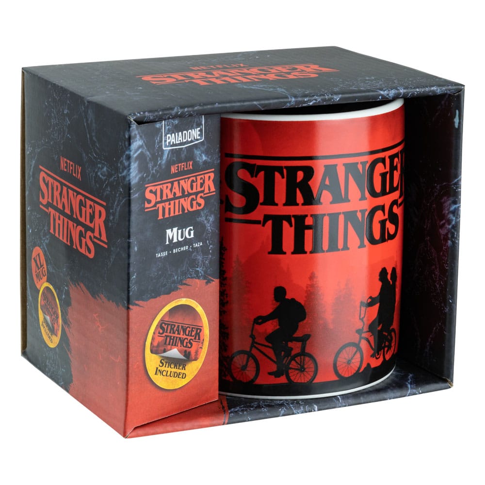 Stranger Things mug et autocollants XL