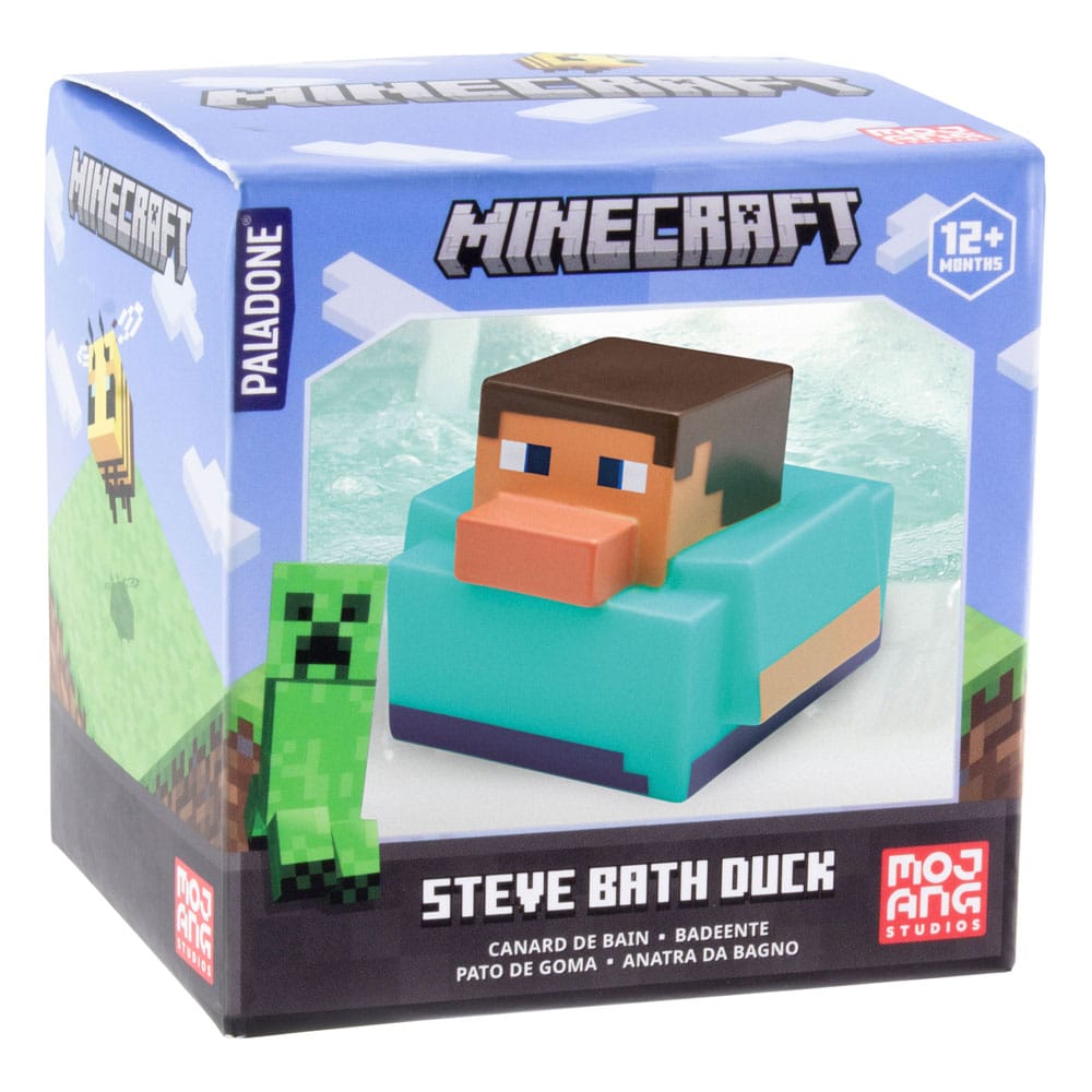 Minecraft canard de bain Steve 6 cm
